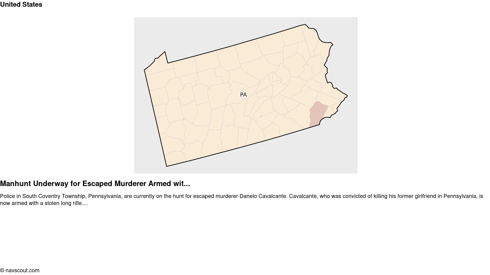 Manhunt Underway for Escaped Murderer Armed with Stolen Rifle in South